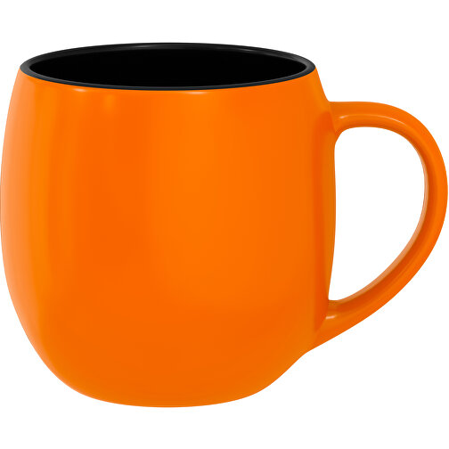 Olaf Aussen Farbig Innen Schwarz 400ml , karottenorange / schwarz, New Bone China Porzellan, 9,00cm x 12,00cm (Höhe x Breite), Bild 1