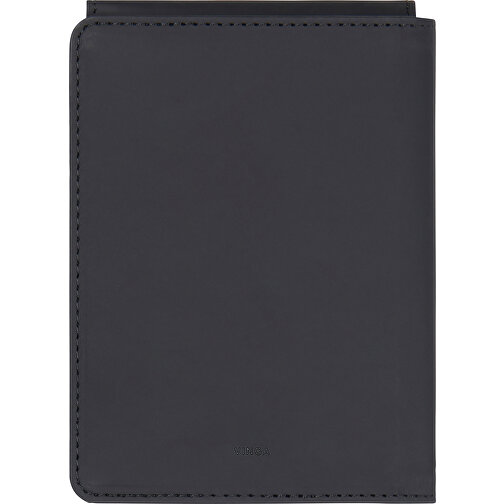 VINGA Baltimore RCS Recycelte Polyester-RFID-Reisepasshülle, Schwarz , schwarz, PU - recycelt, 10,50cm x 1,80cm x 15,00cm (Länge x Höhe x Breite), Bild 4