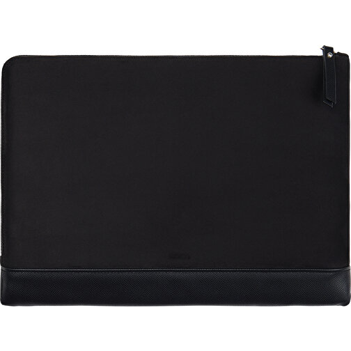 VINGA Marlow 14' Laptop Sleeve Aus RCS Recyceltem Polyester, Schwarz , schwarz, Polyester, 35,50cm x 2,00cm x 25,00cm (Länge x Höhe x Breite), Bild 3