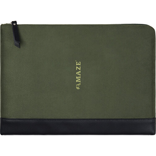 VINGA Marlow 16' Laptop Sleeve Aus RCS Recyceltem Polyester, Grün , grün, Polyester, 39,00cm x 2,00cm x 28,00cm (Länge x Höhe x Breite), Bild 5