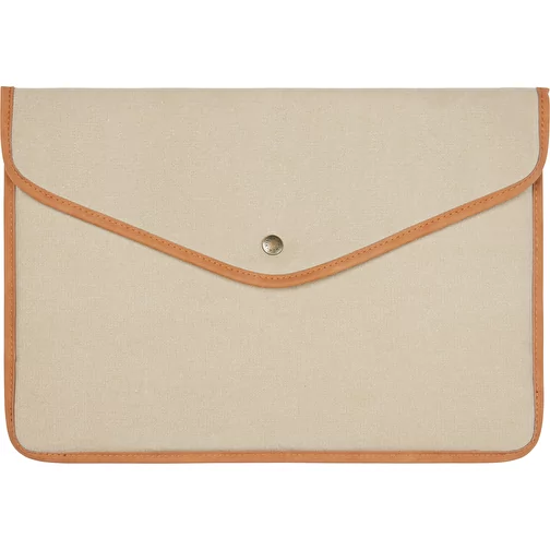 VINGA Bosler sacoche pour ordinateur portable 14' en toile GRS recyclée, greige, Image 1