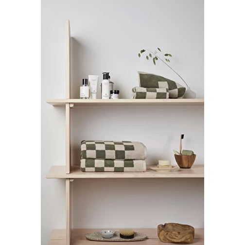 VINGA Elba serviette en coton bio OCS, set de 4, vert, Image 5