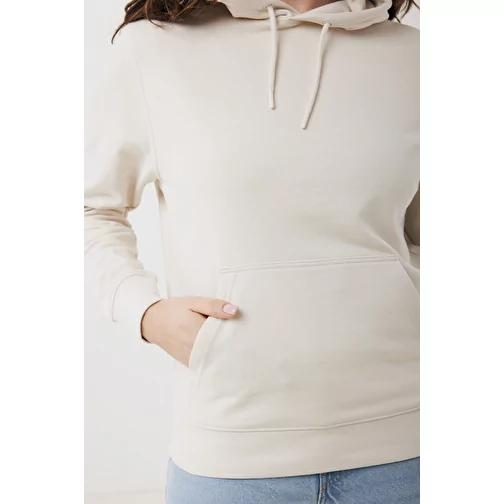 Sudadera ligera con capucha Iqoniq Rila de algodón reciclado, blanco marfil, Imagen 8