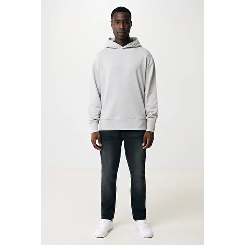 Sweat-shirt Iqoniq Yoho Relax en coton recyclé, heather grey, Image 4