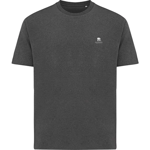 Iqoniq Teide T-shirt en coton recyclé, non teint anthracite, Image 3