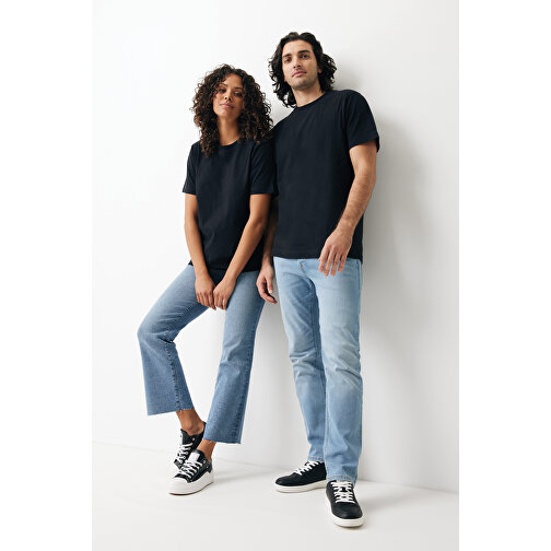 Iqoniq Kakadu Relaxed T-Shirt Aus Recycelter Baumwolle, Schwarz , schwarz, 50% recycelte und 50% biologische Baumwolle, XXS, 64,00cm x 1,00cm x 50,00cm (Länge x Höhe x Breite), Bild 4