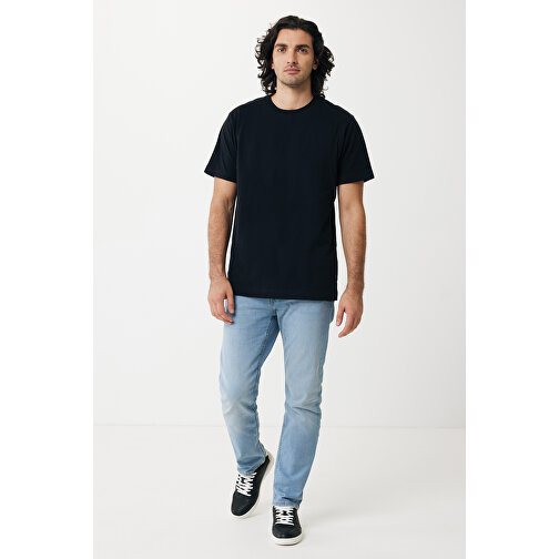 Iqoniq Kakadu Relaxed T-Shirt Aus Recycelter Baumwolle, Schwarz , schwarz, 50% recycelte und 50% biologische Baumwolle, XXS, 64,00cm x 1,00cm x 50,00cm (Länge x Höhe x Breite), Bild 6