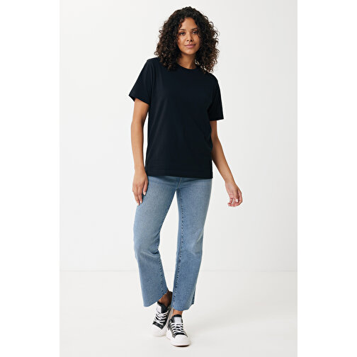 Iqoniq Kakadu Relaxed T-Shirt Aus Recycelter Baumwolle, Schwarz , schwarz, 50% recycelte und 50% biologische Baumwolle, XXS, 64,00cm x 1,00cm x 50,00cm (Länge x Höhe x Breite), Bild 9