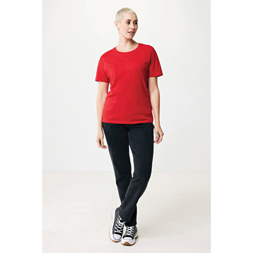 Iqoniq Yala Damen T-Shirt Aus Recycelter Baumwolle, Rot , rot, 30% recycelte und 70% biologische Baumwolle, XXS, 59,00cm x 0,50cm x 44,00cm (Länge x Höhe x Breite), Bild 3