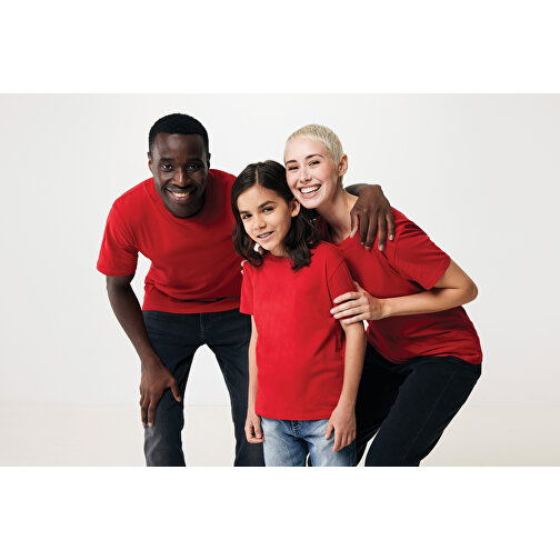 Iqoniq Yala Damen T-Shirt Aus Recycelter Baumwolle, Rot , rot, 30% recycelte und 70% biologische Baumwolle, XXL, 73,00cm x 1,00cm x 63,00cm (Länge x Höhe x Breite), Bild 9