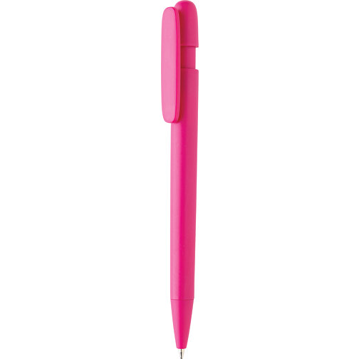 Devin Solid Stift Aus GRS Zertifiziertem RABS, Rosa , rosa, ABS - recycelt, 14,00cm (Höhe), Bild 1