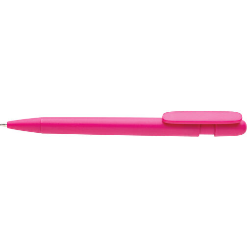 Devin Solid Stift Aus GRS Zertifiziertem RABS, Rosa , rosa, ABS - recycelt, 14,00cm (Höhe), Bild 3