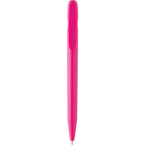 Devin Solid Stift Aus GRS Zertifiziertem RABS, Rosa , rosa, ABS - recycelt, 14,00cm (Höhe), Bild 4