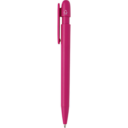 Devin Solid Stift Aus GRS Zertifiziertem RABS, Rosa , rosa, ABS - recycelt, 14,00cm (Höhe), Bild 6