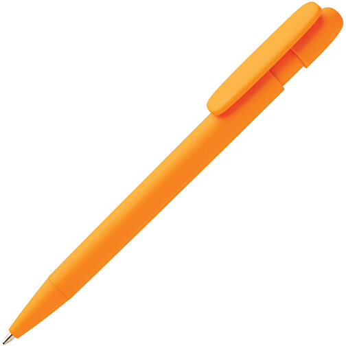 Devin Solid Stift Aus GRS Zertifiziertem RABS, Orange , orange, ABS - recycelt, 14,00cm (Höhe), Bild 2