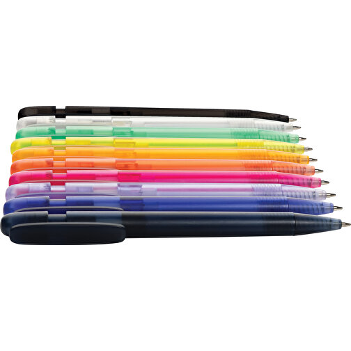 Stylo transparent Devin en rABS certifié GRS, violet, Image 8