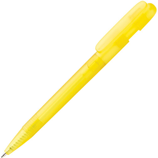 Stylo transparent Devin en rABS certifié GRS, jaune, Image 2