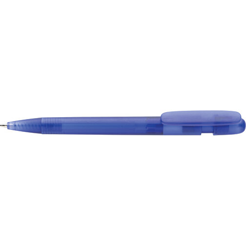 Devin Transparenter Stift Aus GRS Zertifiziertem RABS, Blau , blau, ABS - recycelt, 14,00cm (Höhe), Bild 3