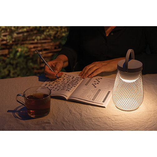 Lampe de bureau Aurora USB en ABS recyclé RCS, gris, Image 8