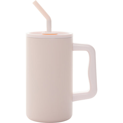 Taza cubo de acero reciclado RCS 800 ml, rosa, Imagen 2