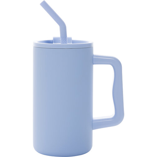 Vaso cubo de acero reciclado RCS 800 ml, azul claro, Imagen 2