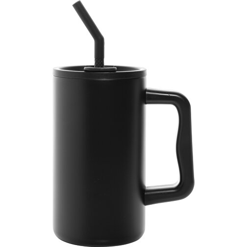 Vaso cubo de acero reciclado RCS 800 ml, negro, Imagen 2