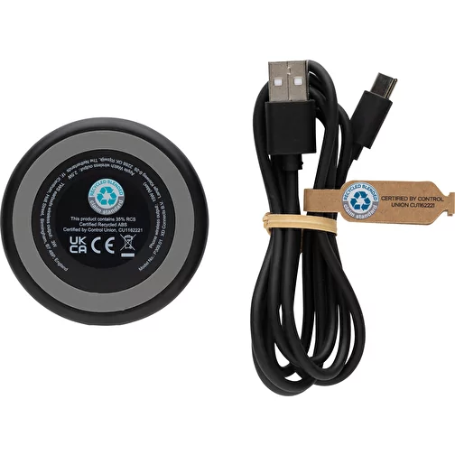 Magnapad chargeur magnétique 3 en 1 15W en plastique RCS r, noir, Image 3