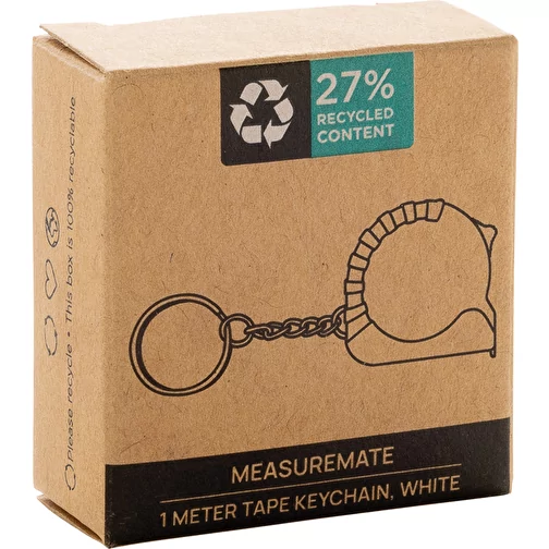MeasureMate 1m de cordon en ABS recyclé RCS, blanc, Image 9