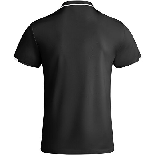 Tamil Sport Poloshirt Für Kinder , schwarz, Piqué Strick mit Cool Fit Finish 50% Recyceltes Polyester, 50% Polyester, 140 g/m2, 12, , Bild 3