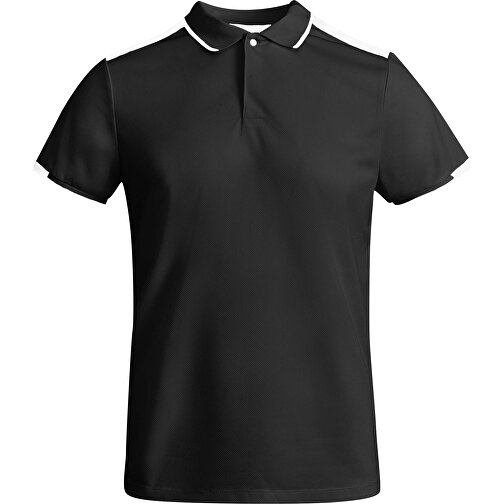 Tamil Sport Poloshirt Für Kinder , schwarz, Piqué Strick mit Cool Fit Finish 50% Recyceltes Polyester, 50% Polyester, 140 g/m2, 8, , Bild 1