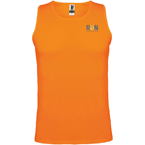 Andre Sport Top Für Kinder , fluor orange, Piqué Strick mit Cool Fit Finish 100% Polyester, 140 g/m2, 9/10, , Bild 2