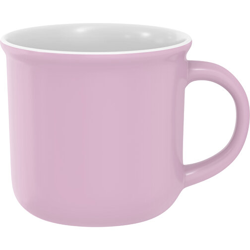 Camp Aussen Farbig Innen Weiß 320ml , dunkelpink / weiß, New Bone China Porzellan, 8,00cm x 12,00cm (Höhe x Breite), Bild 1