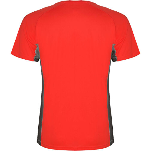 Shanghai Sport T-Shirt Für Kinder , rot / dark lead, Mesh mit Cool Fit Finish 100% Polyester, 140 g/m2, Contrast fabric, Mesh mit Cool Fit Finish 100% Polyester, 140 g/m2, 16, , Bild 3