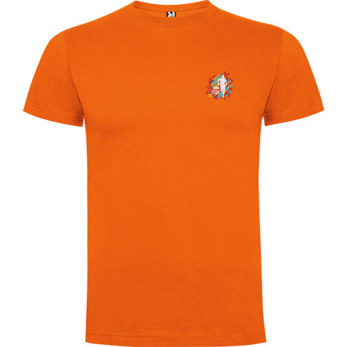 Dogo Premium T-Shirt Für Kinder , orange, Single jersey Strick 100% Baumwolle, 165 g/m2, 9/10, , Bild 2