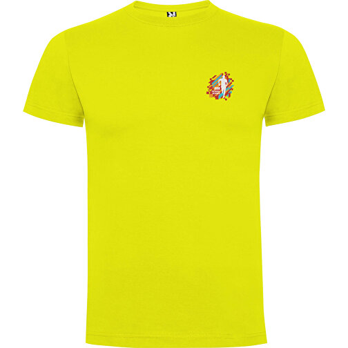 Dogo Premium T-Shirt Für Kinder , lemon lime, Single jersey Strick 100% Baumwolle, 165 g/m2, 11/12, , Bild 2