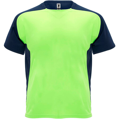 Bugatti Sport T-Shirt Für Kinder , fluor green / navy blue, Mesh mit Cool Fit Finish 100% Polyester, 140 g/m2, 8, , Bild 1