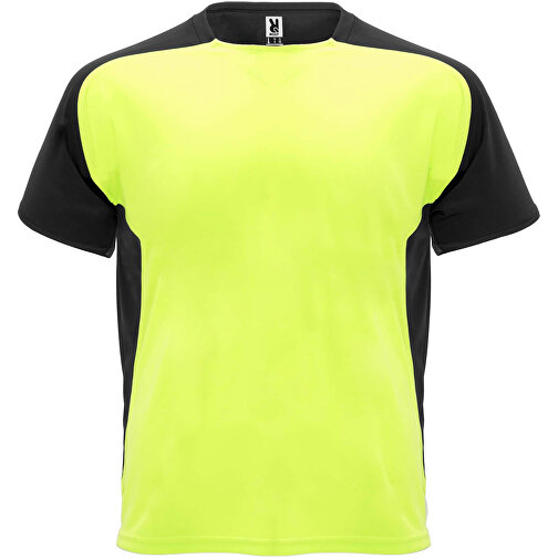 Bugatti Sport T-Shirt Für Kinder , fluor yellow / schwarz, Mesh mit Cool Fit Finish 100% Polyester, 140 g/m2, 12, , Bild 1