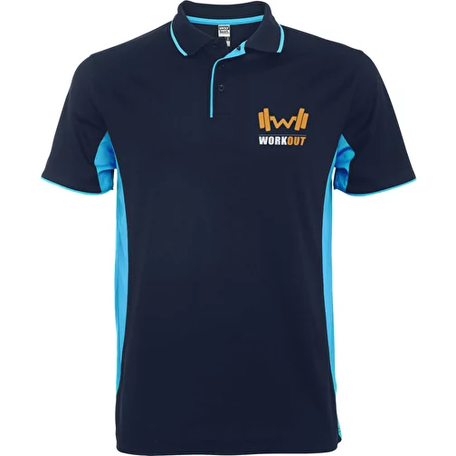 Montmelo kortärmad unisex sportpolo, Bild 2