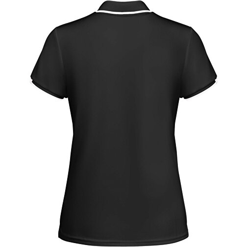 Tamil Sport Poloshirt Für Damen , schwarz / weiss, Piqué Strick mit Cool Fit Finish 50% Recyceltes Polyester, 50% Polyester, 140 g/m2, XL, , Bild 3