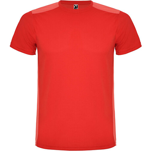 Detroit Sport T-Shirt Für Kinder , rot, Mesh mit Cool Fit Finish 100% Polyester, 130 g/m2, Contrast fabric, Mesh mit Cool Fit Finish 100% Polyester, 130 g/m2, 12, , Bild 1