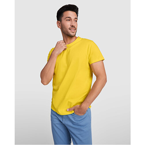 Dogo Premium T-Shirt Für Herren , lemon lime, Single jersey Strick 100% Baumwolle, 165 g/m2, M, , Bild 4