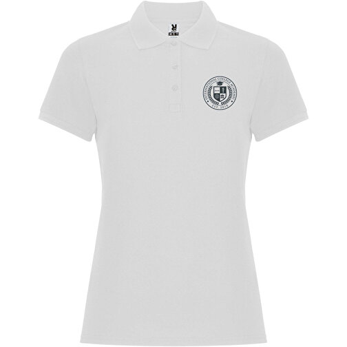 Pegaso Premium Poloshirt Für Damen , weiss, Piqué Strick 60% Baumwolle, 40% Polyester, 190 g/m2, 2XL, , Bild 2