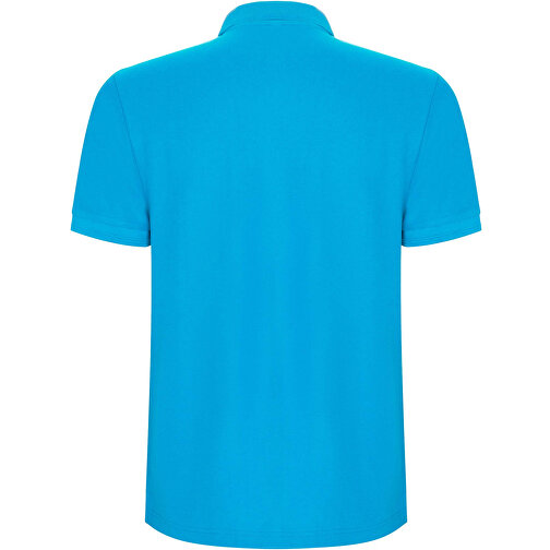 Pegaso Premium Poloshirt Für Herren , türkis, Piqué Strick 60% Baumwolle, 40% Polyester, 190 g/m2, L, , Bild 3