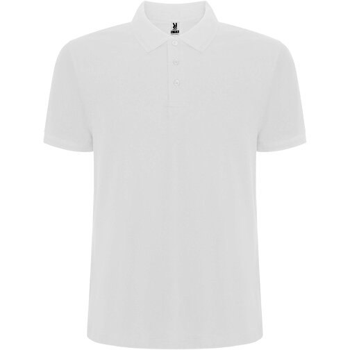 Pegaso Premium Poloshirt Für Herren , weiss, Piqué Strick 60% Baumwolle, 40% Polyester, 190 g/m2, 5XL, , Bild 1