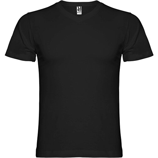 Samoyedo T-Shirt Mit V-Ausschnitt Für Herren , schwarz, Single jersey Strick 100% Baumwolle, 155 g/m2, 3XL, , Bild 1