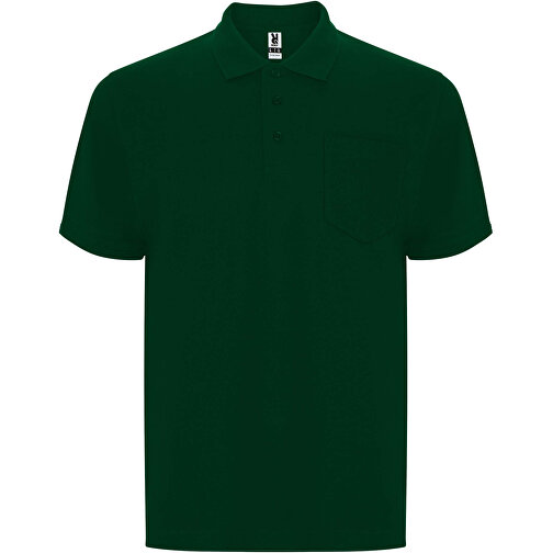 Centauro Premium Poloshirt Unisex , dunkelgrün, Piqué Strick 60% Baumwolle, 40% Polyester, 190 g/m2, 3XL, , Bild 1