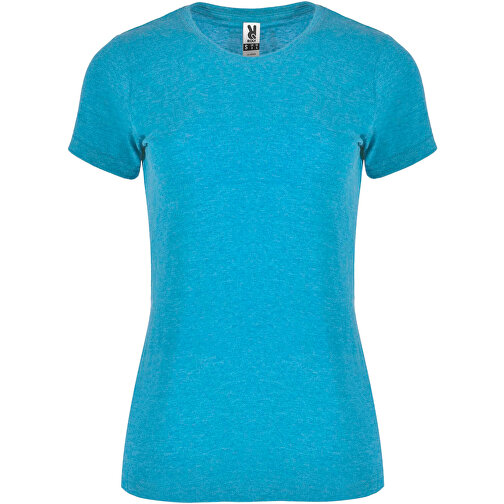 Fox T-Shirt Für Damen , heather turquoise, Single jersey Strick 65% Polyester, 35% Baumwolle, 150 g/m2, M, , Bild 1