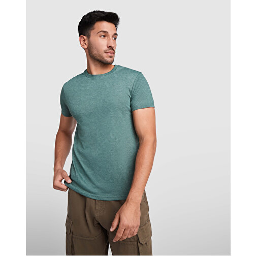 Fox T-Shirt Für Herren , heather bottle green, Single jersey Strick 65% Polyester, 35% Baumwolle, 150 g/m2, 2XL, , Bild 5