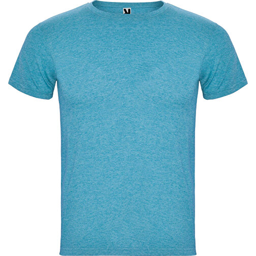 Fox T-Shirt Für Herren , heather turquoise, Single jersey Strick 65% Polyester, 35% Baumwolle, 150 g/m2, 3XL, , Bild 1