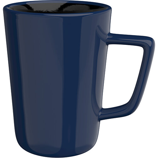 Taco Aussen Farbig Innen Schwarz 450ml , navyblau / schwarz, New Bone China Porzellan, 12,00cm x 12,50cm (Höhe x Breite), Bild 1